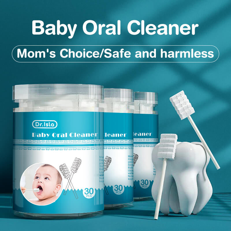 Bộ dụng cụ làm sạch lưỡi cho bé (30 món) - QJ02