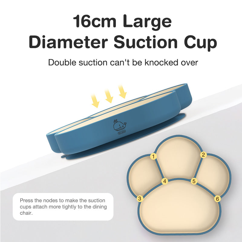 Bộ đồ ăn dặm bằng silicon 5 món cho bé