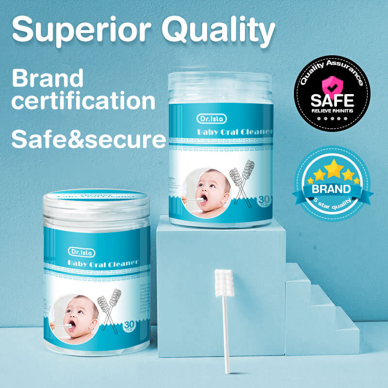 Bộ dụng cụ làm sạch lưỡi cho bé (30 món) - QJ02