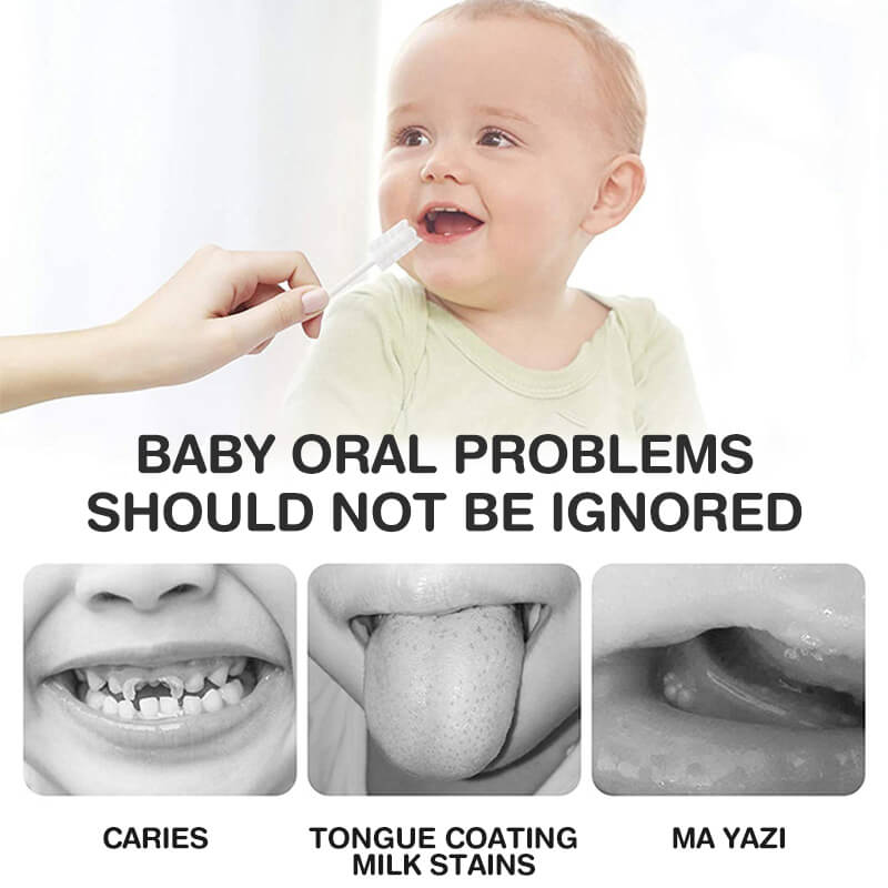 Bộ dụng cụ làm sạch lưỡi cho bé (30 món) - QJ02