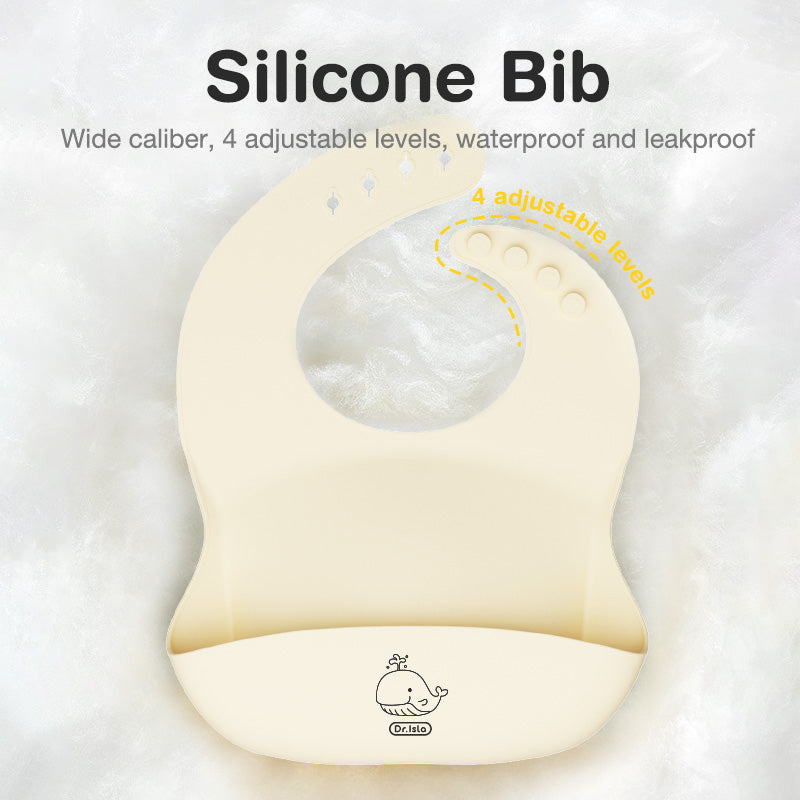 Bộ đồ ăn dặm bằng silicon 5 món cho bé