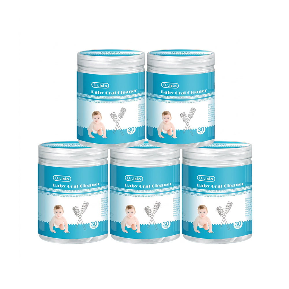 Bộ dụng cụ làm sạch lưỡi cho bé (30 món) - QJ02