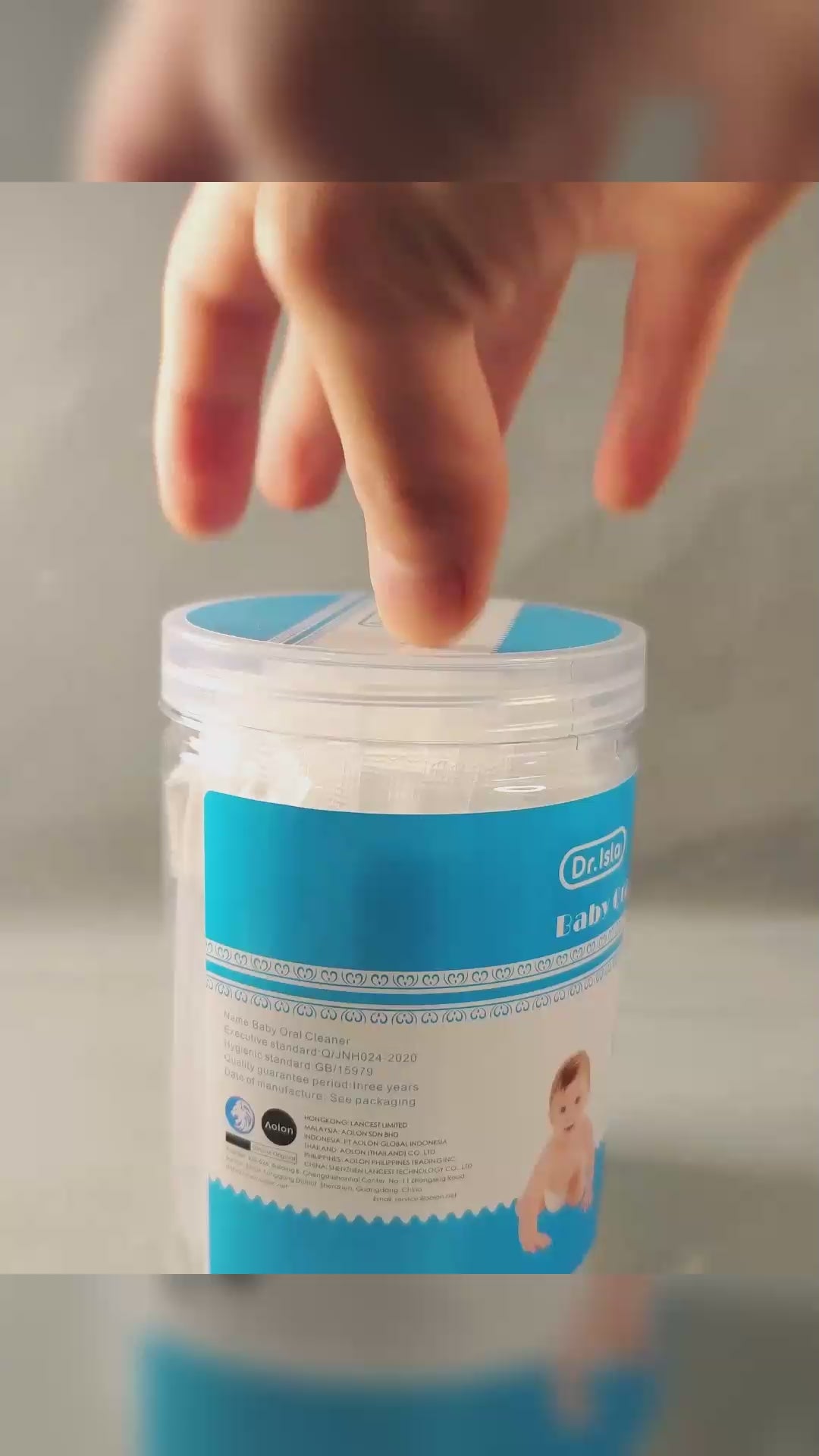 Bộ dụng cụ làm sạch lưỡi cho bé (30 món) - QJ02